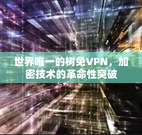 世界唯一的树免VPN,加密技术的革命性突破