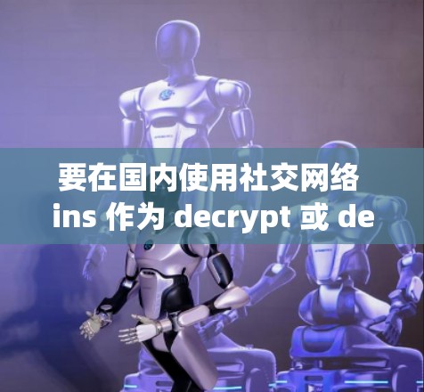 要在国内使用社交网络 ins 作为 decrypt 或 decrypt VPN 的工具，可以通过以下步骤实现