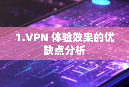 1.VPN 体验效果的优缺点分析
