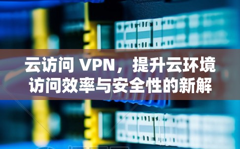 云访问 VPN,提升云环境访问效率与安全性的新解决方案